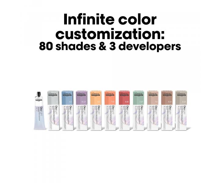 Preliv na vlasy Lor�al Professionnel Dia Light 60 ml - 9 ve�mi svetl� blond