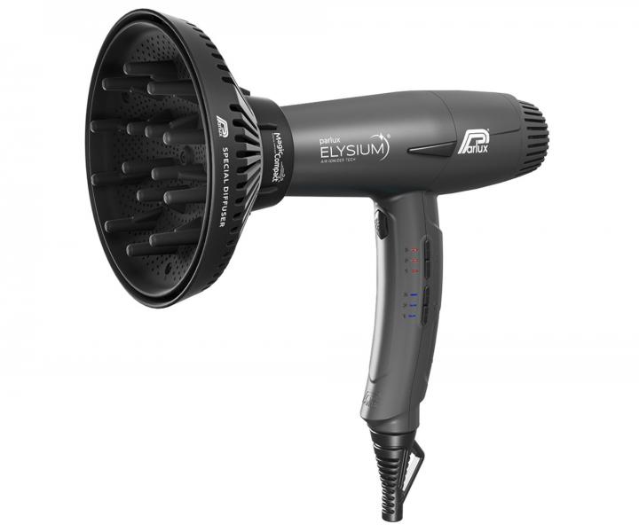 Profesionlny fn na vlasy s difuzrom Parlux Elysium Titanium Grey - 2300 W, metalick ed
