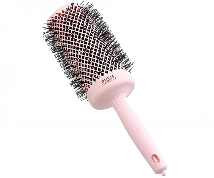 Okrhla fkacia kefa na vlasy Olivia Garden Expert Blowout Speed XL Pastel Pink - 65 mm