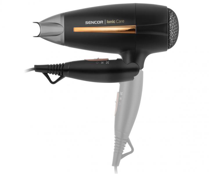Cestovn fn na vlasy Sencor SHD 7100BK - 2000 W, ierny