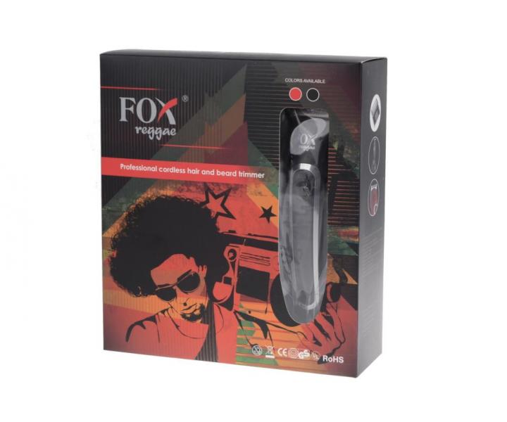 Kontrovacie strojek na vlasy a fzy Fox Reggae - ierny - II. akos - pokoden obal