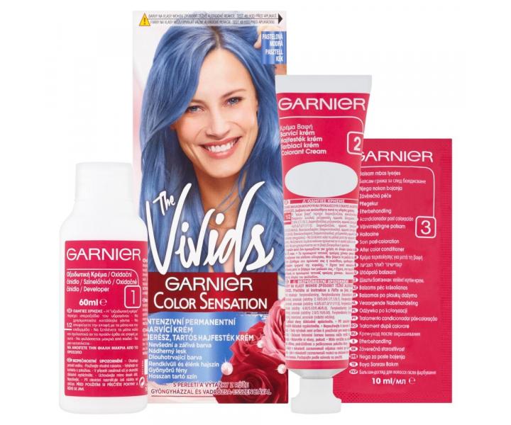 Permanentn farba Garnier Color Sensation The Vivids - pastelov modr