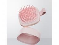 Cestovn kefa na vlasy so zrkadielkom Laifen Air Pink - ruov