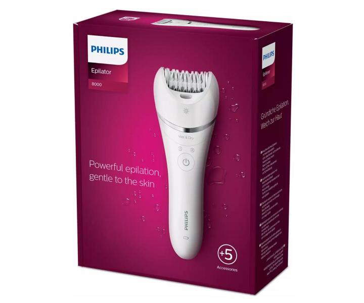 D�msky epil�tor Philips 8000 Series BRE710/00 - biely