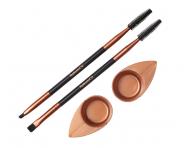 Sada na mieanie a aplikciu farby na riasy a oboie RefectoCil Browista