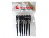Kaderncka pltenka na strihanie Hairway 37001 - ierna + karbnov klipsy do vlasov Hairway - 12 cm, ierne - 6 ks zadarmo