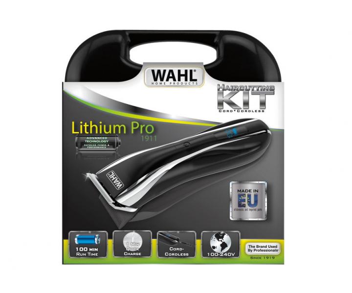 Akumul�torov� stroj�ek na vlasy Wahl Lithium Pro LCD 1911-0465 -pou�ito, po�kozen� obal