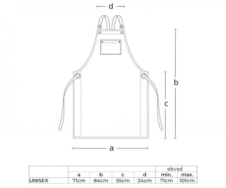 Kadern�cka z�stera Apronista Aquarius - �ierna