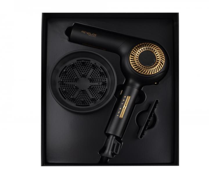 Profesionlny fn na vlasy Eurostil Professional Revelox - 1700 W, ierny