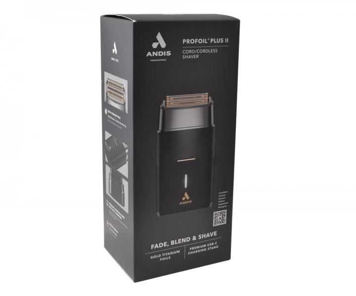 Profesion�lny plan�etov� stroj�ek Andis ProFoil Plus II TS-3 - �ierny