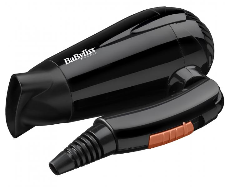 Cestovn fn so sklpacou rukovou BaByliss Travel Dry 5344E - 2000 W, ierny