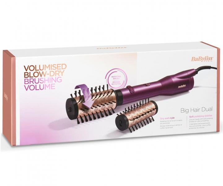 Teplovzdun rotan kefa BaByliss Volumised Blow - Dry AS950E - 650 W, fialov