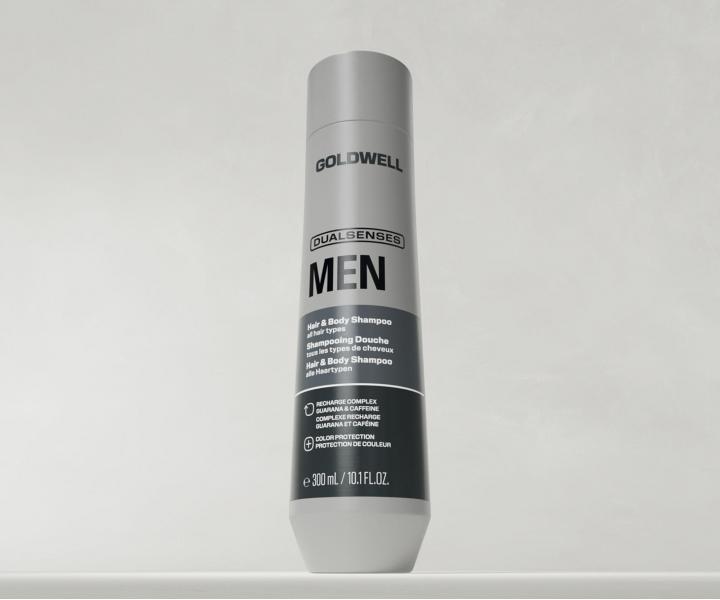 Osvie�uj�ci �amp�n a sprchov� g�l pre mu�ov Goldwell Dualsenses Men Hair & Body Shampoo - 300 ml