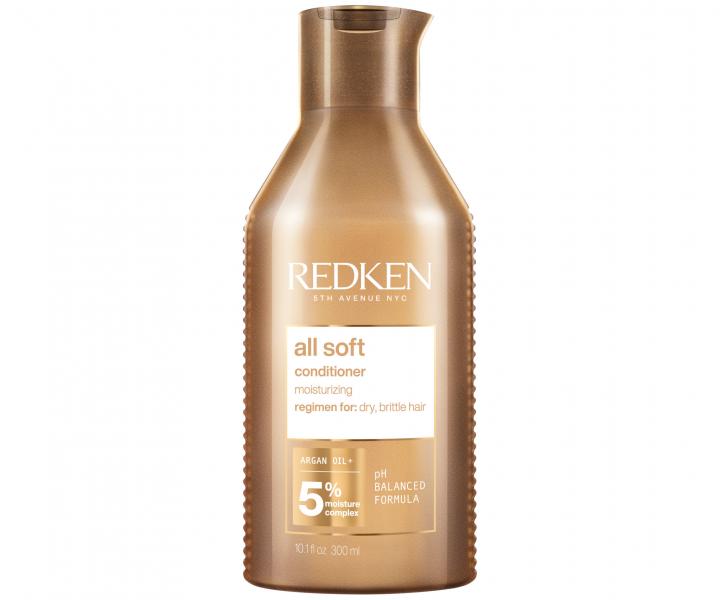 Dar�ekov� sada na hydrat�ciu a hebkos� such�ch a krehk�ch vlasov Redken All Soft