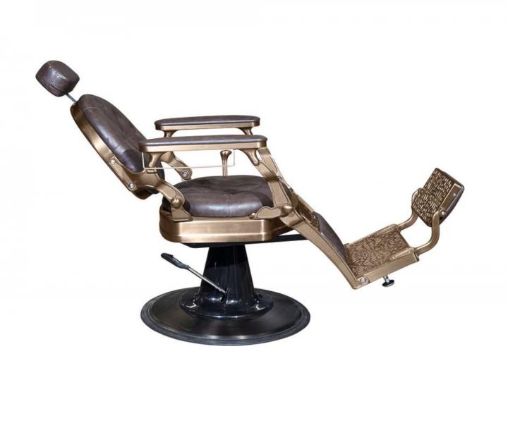 Kadern�cke barber kreslo Sibel Barburys Malone II - hned�, patinov� mosadz