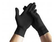 Vinylov rukavice Espeon Vinyl Plus - 100 ks, ierne, vekos L