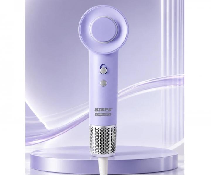 F�n na vlasy Kiepe Professional Home Precision BLDC Hair Dryer - 1100 W, fialov� + kefa Kiepe zadarmo