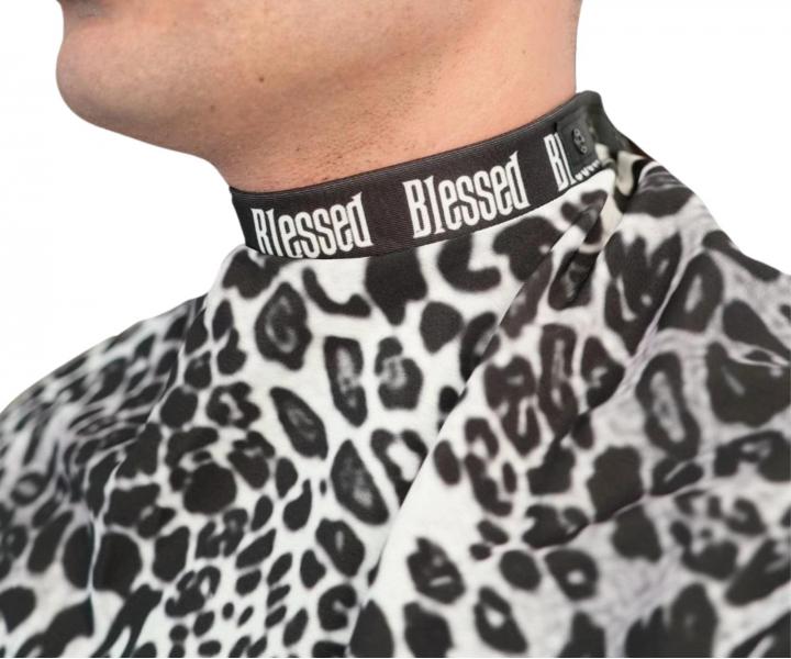 Pnska pltenka na strihanie vlasov a fzov Blessed Black Leopard