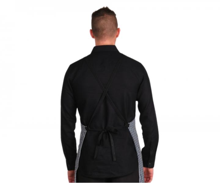 Barber z�stera Eurostil Professional Delantal Barbero Con Bolsillo Negro - pr��ky