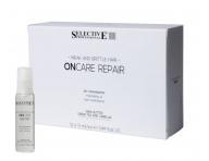 Intenzvna olejov starostlivos pre pokoden a lmav vlasy Selective Professional OnCare Repair Oil - 12x13 ml