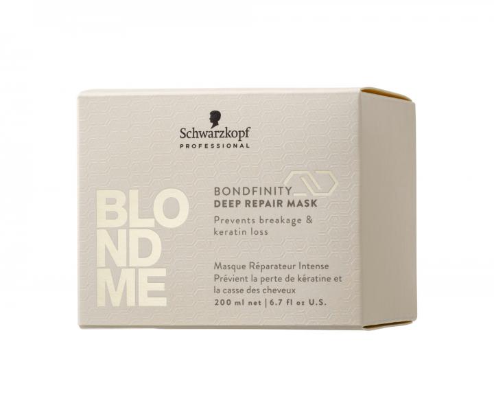 Regeneran maska pre blond vlasy Schwarzkopf Professional Blond Bondfinity Deep Repair Mask - 200 ml