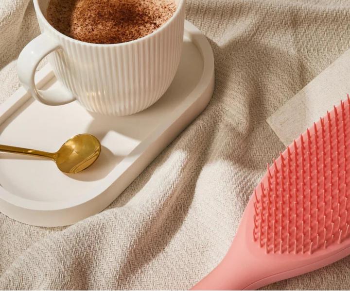 Kefa na rozesvanie vlasov Tangle Teezer The Ultimate Detangler Large Peach Glow - broskyov, 23 x 7 cm