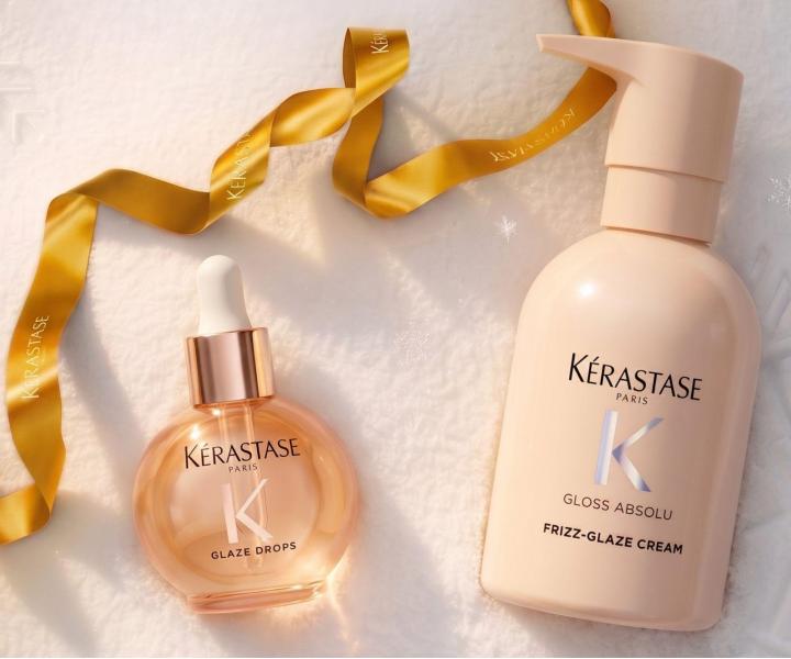 Dar�ekov� sada pre lesk a hydrat�ciu vlasov so sklonom ku krepovateniu K�rastase Gloss Absolu