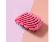 Kefa na vlasy s divia��mi a nylonov�mi �tetinami Sister Young Mila Pocket Hair Brush - tmavo ru�ov�