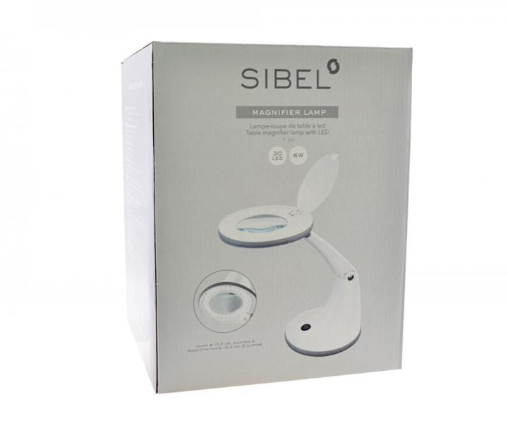 Kozmetick lupa s lampou s 5 dioptriami Sibel Nails - na postavenie