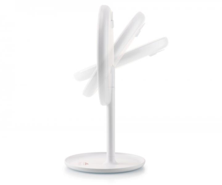 Kozmetick zrkadlo s LED osvetlenm a zvovacm zrkadlom ETA Fenit 1354 - biele