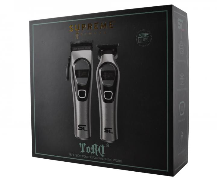 Sada profesion�lneho strihacieho a kont�rovacieho stroj�eka na vlasy Supreme Trimmer TORQ Kit Elite Set - chr�mov�