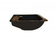 Keramick umvadlo pre barber salny Detail DHS033 - ierne