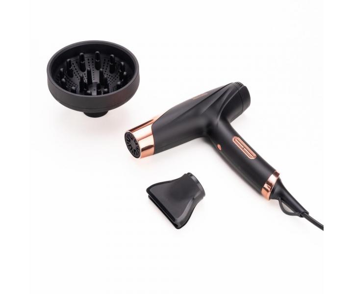 Ultraahk fn na vlasy Kiepe Professional Home Precision Hair Dryer 8320 - 1800 W, ierny