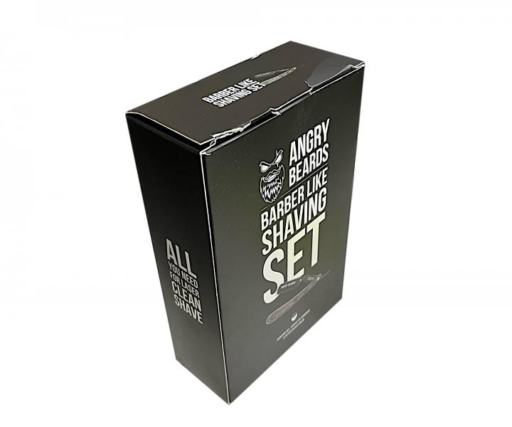 Dar�ekov� sada na holenie f�zov s britvou Garrigue Angry Beards Barber Like Shaving Set - po�k. obal