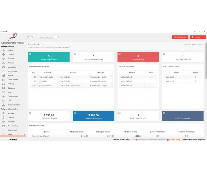 HairSoft - ikovn program pre V saln - 2 mesiace zadarmo a 500 SMS sprv s kdom SK20