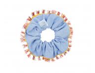 Ozdobn pirlov gumika Invisibobble Sprunchie Original Hola Hola - modr so strapcami
