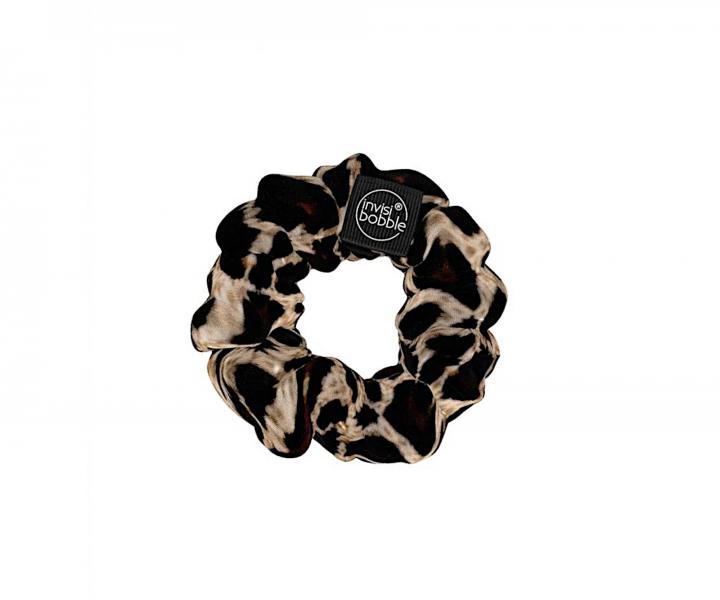 Ozdobn� �pir�lov� gumi�ka Invisibobble Sprunchie Purrfection - leopard� vzor