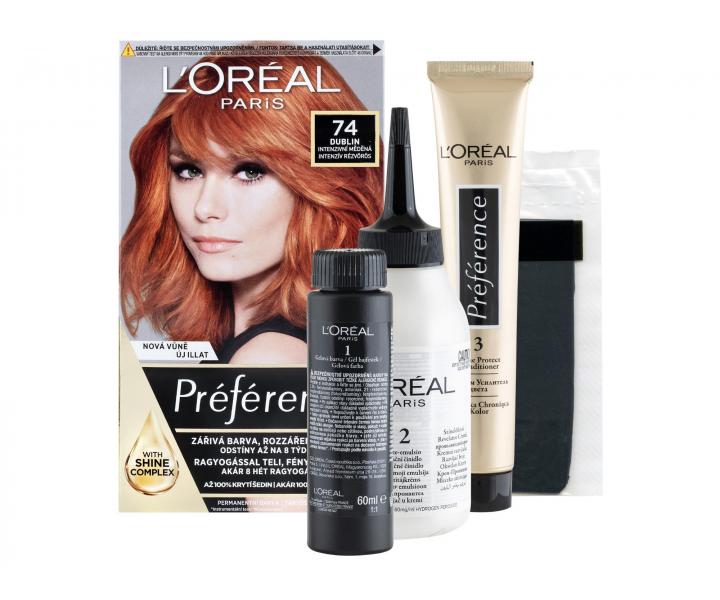 Permanentn farba Loral Prfrence 74 intenzvna meden