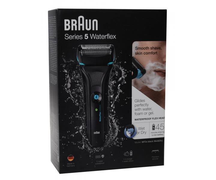 Plan�etov� holiaci stroj�ek Braun Series 5 WaterFlex - �ierny