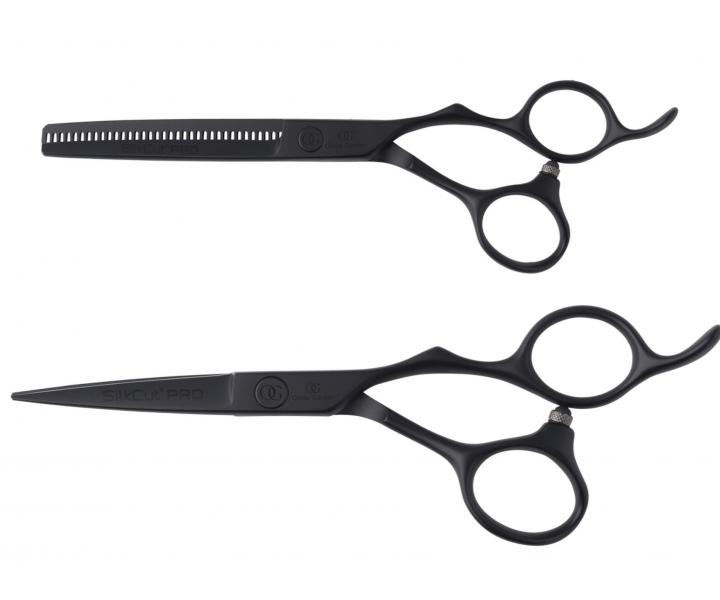 Sada kadernckych nonc 5,75"a efilanch nonc 6,35" SilkCut Pro Matt Black Olivia Garden