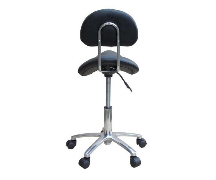 Taburet Detail T2, ierny - II. akos - odrenie koenky a kontrukcie na spodnej strane