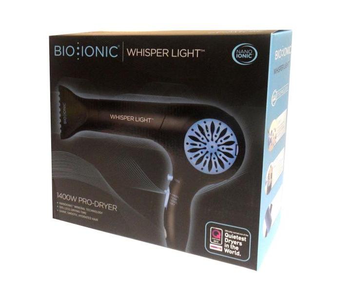 Bio Ionic iDry Whisper Light - inov fn na vlasy - ierny