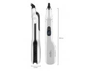 Profesionlna ehlika / kefa na vlasy s parou SteamBrush - biela