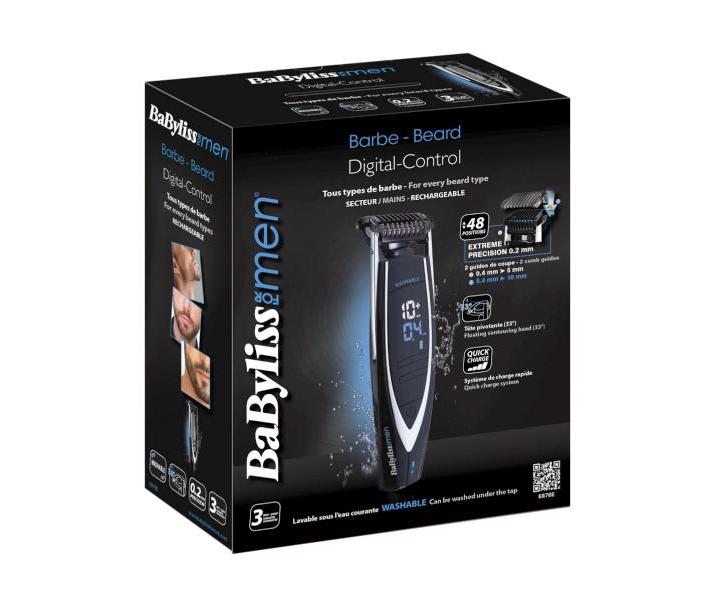 Zastrih�va� f�zov BaByliss for men E876E Digital - Control