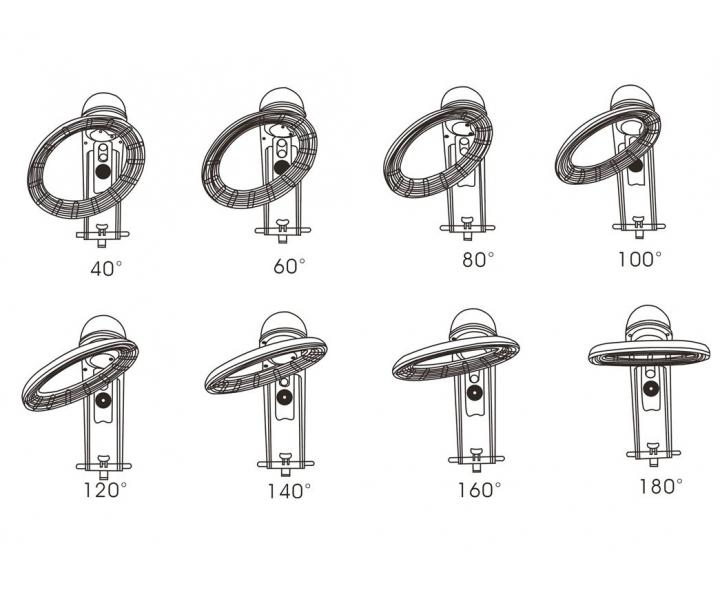 Rota�n� klimazon Hairway 49022-18, tmavo �ed�