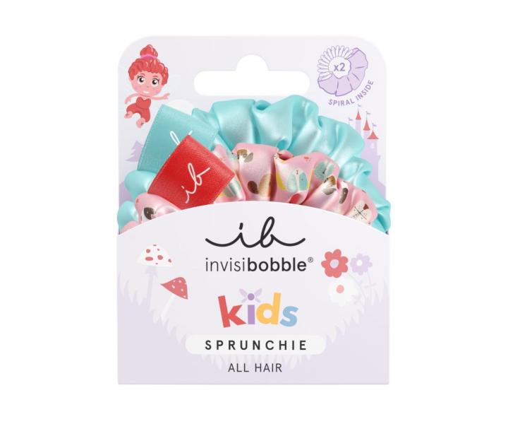 Detsk ozdobn pirlov gumiky Invisibobble Sprunchie Kids