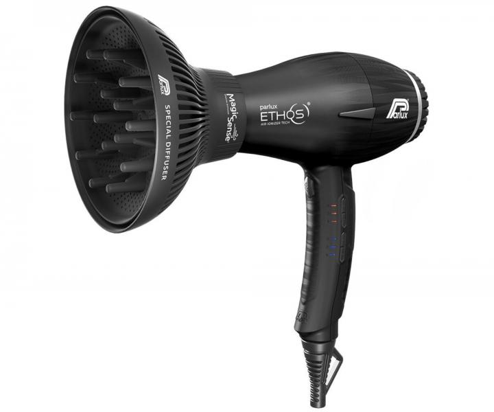 Profesionlny fn na vlasy s difuzrom Parlux Ethos - 2300 W, ierny