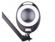 Zv��ovacia lupa s LED lampou na stojane aj s uchyten�m na st�l Weelko Mega+ Black - 5 dioptri�