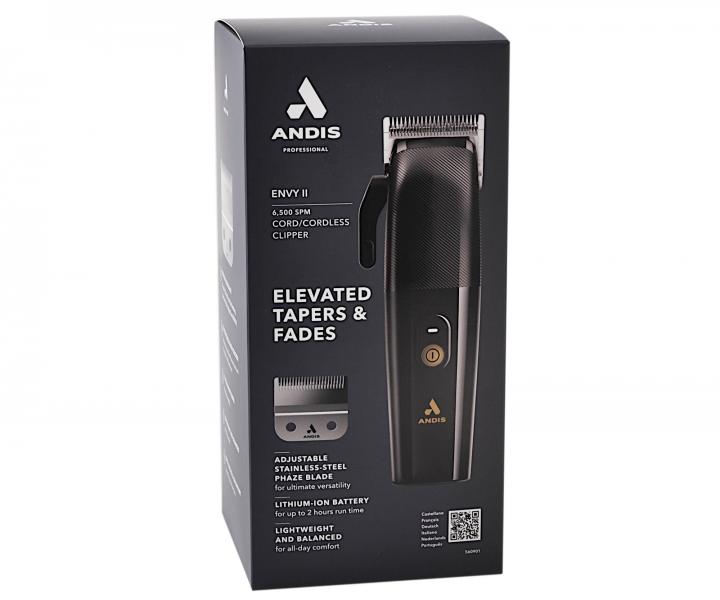 Profesionlny strojek na vlasy Andis Envy II 560901 - ierny