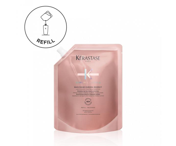 Vy�ivuj�ci �amp�n pre farben� vlasy K�rastase Chroma Absolu - 500 ml, n�hradn� n�pl�